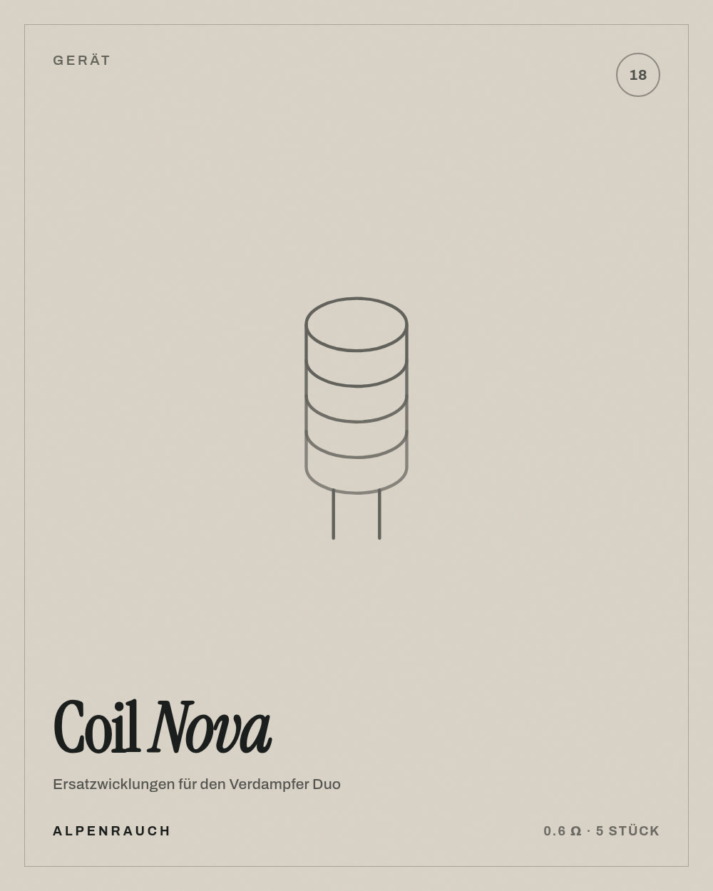 Coils Nova 0.6 Ohm