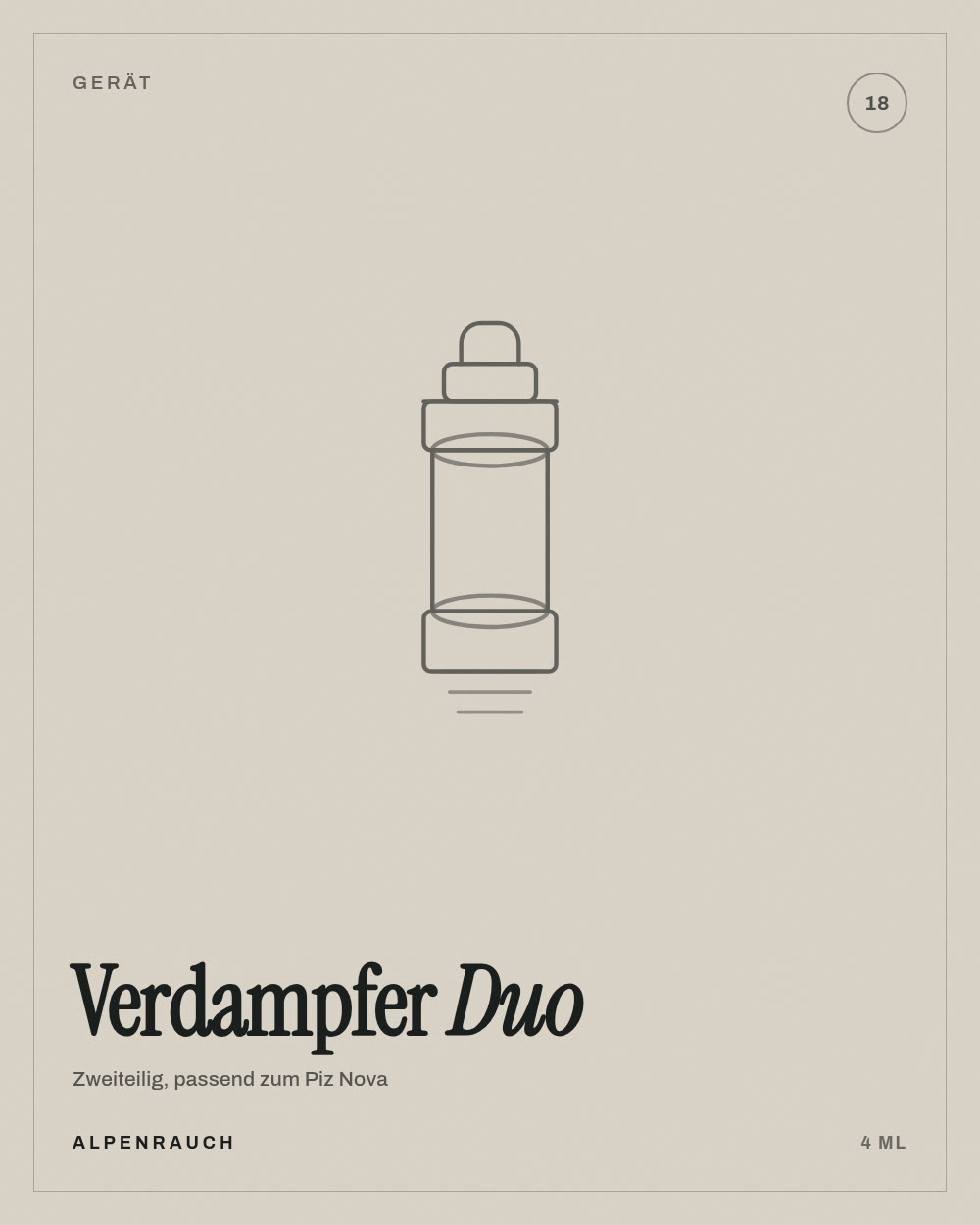 Verdampfer Duo